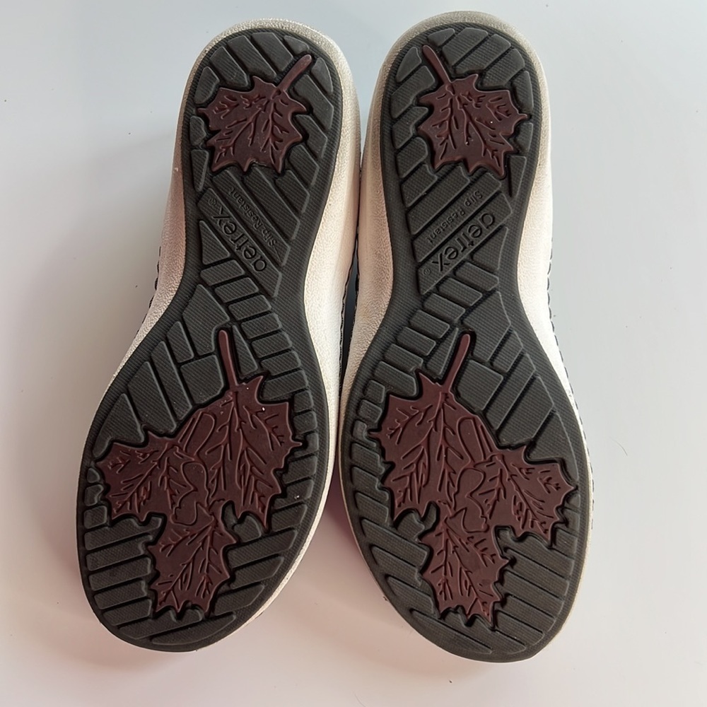 Aetrex Mina Mary Jane Shoes Charcoal Gray Orthotic Slip Resistant Size 6-6.5 - Picture 11 of 12